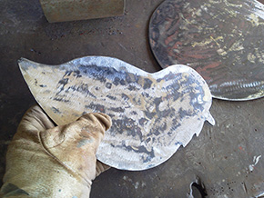 ボルビー君工房　メジロ餌付け